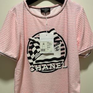 Chanel t shirt 2019 resort pink